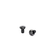 SALTPLUS HQ CNC barends in black, featuring CNC alloy construction with expanding wedge and flush mount hex bolt.