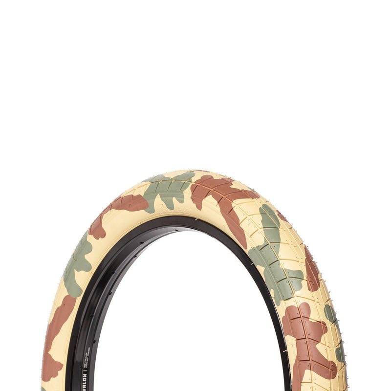 SALTPLUS BURN TIRE desert camo 20-inch durable street bike tire with fast center and grippy tread