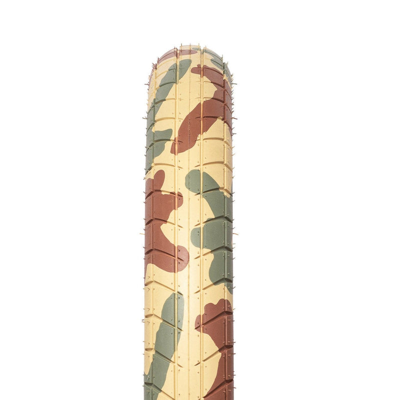 SALTPLUS BURN TIRE in desert camo color with street tread pattern, available in 20" widths.