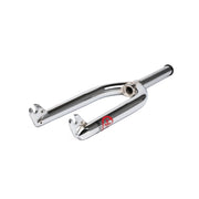 SALTPLUS EX 28 Fork with cro-mo blades, chrome finish, and optional brake mounts.