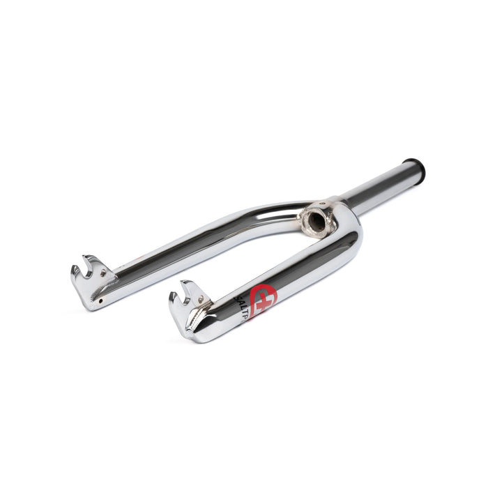 SALTPLUS EX 28 Fork with cro-mo blades, chrome finish, and optional brake mounts.