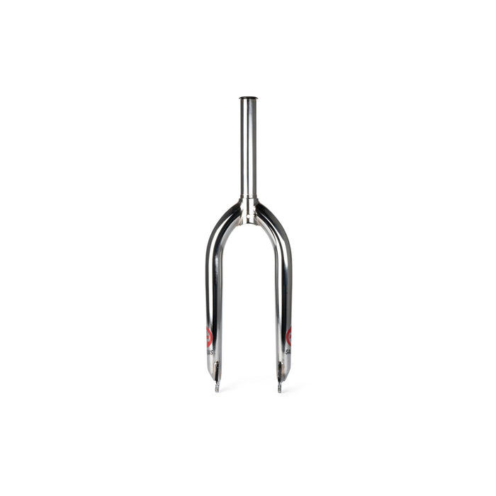 SALTPLUS EX 28 Fork, 28mm offset, crmo steerer, black/chrome.