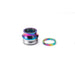 SALTPLUS ECHO HEADSET iridescent 6061-T6 alloy bicycle headset with sealed FSA bearings and matching 5mm spacer.