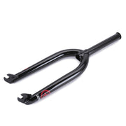 Black SALTPLUS EX 28 FORK with 28mm offset, crmo steerer tube, and brake mount options