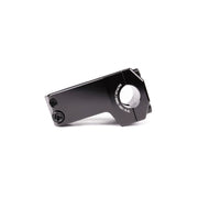 SALTPLUS FIELD FRONTLOAD STEM, full CNC machined 6061-T6 alloy in black, featuring shark tooth clamping technology and a 50mm reach.