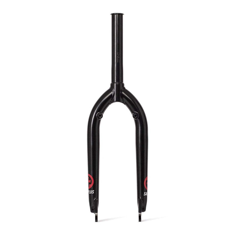 Saltplus HQ Fork black chromoly brakeless BMX bike fork with 26mm offset and CNC steerer tube