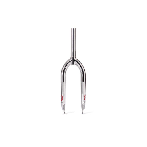 Saltplus HQ Fork chrome black heat-treated chromoly BMX bike fork with 26mm offset and integrated crown race
