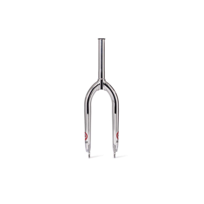 Saltplus HQ Fork chrome black heat-treated chromoly BMX bike fork with 26mm offset and integrated crown race