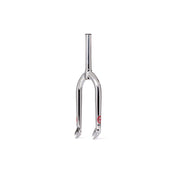 Chrome Saltplus HQ Fork with 1-piece CNC crmo steerer tube and short 26mm offset for BMX bikes