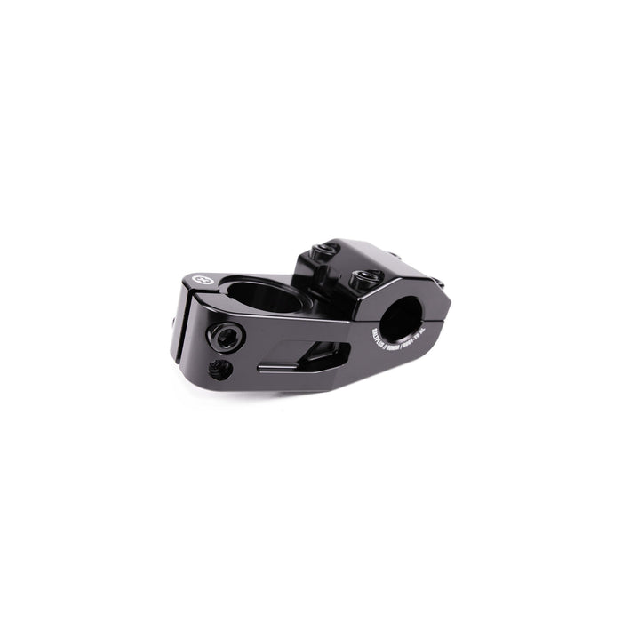 SALTPLUS MANTA STEM, black CNC machined alloy bike stem with 33mm rise and 50mm reach.