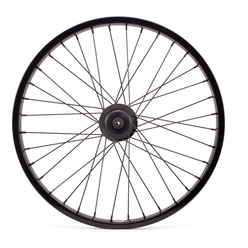 SALTPLUS MESA/TRAPEZ cassette rear wheel, 20-inch black, with TRAPEZ cassette hub and SDS driver.