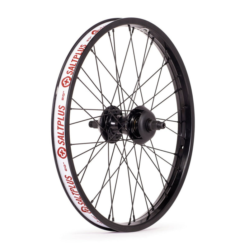 SALTPLUS MESA black 20-inch freecoaster rear wheel with welded rim and VERTEX hub