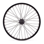 SALTPLUS MESA FRONT WHEEL, 20" black with 36mm rim and sealed hub.