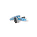 SALTPLUS PROPELLER BRAKE PADS with soft blue rubber compound and mounting hardware for colored rims