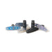 SALTPLUS PROPELLER BRAKE PADS with soft rubber compound in black, clear, cyan, purple, and titan colors, including mounting hardware.