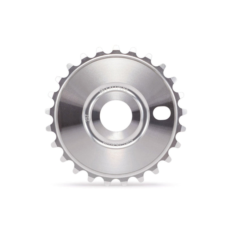 SALTPLUS SOLIDUS SPROCKET, CNC machined alloy, bike accessory, silver option.