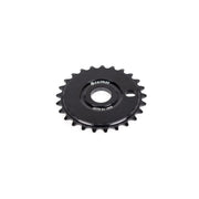 SALTPLUS SOLIDUS SPROCKET, CNC machined alloy, 28t/25t sizes, black color.