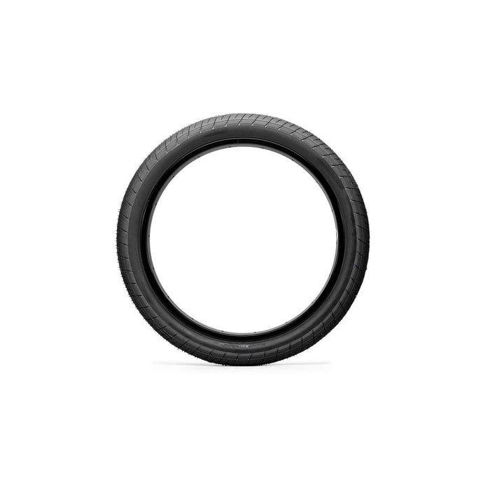 SALTPLUS STING TIRE black 20-inch BMX tire with smooth center tread and aggressive knurling for all-surface grip