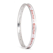 SALTPLUS SUMMIT RIM 20-inch silver polished wide street rim with strong double wall and dent-resistant sidewalls for 2.40"+ tires