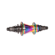 SALTPLUS TRAPEZ CASSETTE HUB in oil slick color with SDS driver and nylon hub guards.