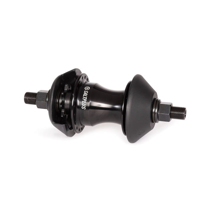 SALTPLUS VERTEX FREECOASTER HUB, black, 36-hole, sealed design with proven internals and adjustable slack.