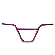 SALT PRO 2 Piece Handlebar in purple splatter, seamless chromoly, 9" or 9.5" rise.