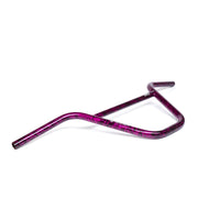 SALT PRO 2 Piece Handlebar in Purple Splatter finish, made of full seamless chromoly with 9" height.