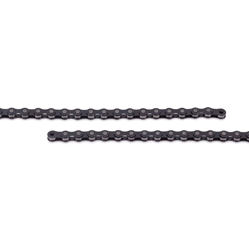 SALT AM CHAIN - BMX style single speed chain with thicker black and silver links for durability.