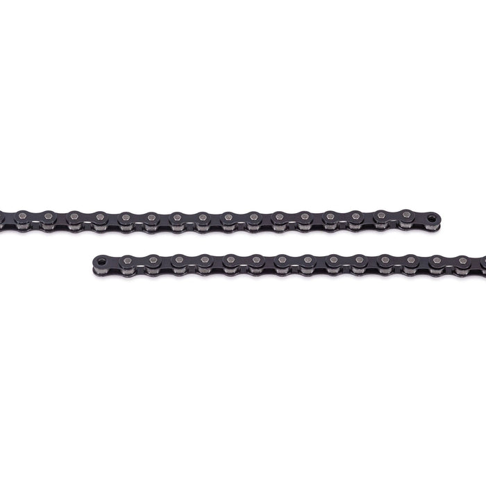 SALT AM CHAIN - BMX style single speed chain with thicker black and silver links for durability.