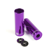 SALT AM PEGS steel, 4.15" length, purple, bike pegs pair.