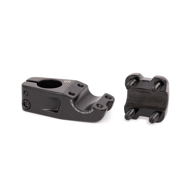SALT COMP Toploader Stem, black, alloy 6061-T6, 26mm rise, 50mm reach, STC clamping.