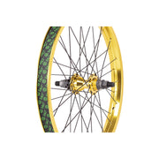 SALT EVEREST cassette rear wheel with gold SALTPLUS summit double wall rim and sealed hub.