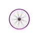 SALT EVEREST CASSETTE rear wheel with purple SALTPLUS summit double wall rim and sealed hub.