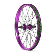 SALT EVEREST cassette rear wheel with purple SALTPLUS double wall rim and fully sealed hub.