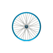 SALT EVEREST FRONT WHEEL with blue 36mm wide Summit rim and sealed front hub for BMX bikes