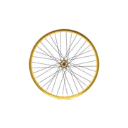 SALT EVEREST FRONT WHEEL with gold 36mm wide Summit rim and sealed front hub, 36 spokes, includes rim tape
