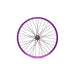 SALT EVEREST FRONT WHEEL with purple 36mm wide Summit rim and sealed front hub