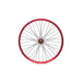 SALT EVEREST FRONT WHEEL with red 36mm wide summit rim and sealed front hub for BMX bikes