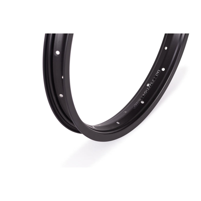 Black Salt Fraction Rim for 18" and 16" wheels, lightweight and reinforced.