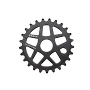 Black Salt Gateway Alloy Sprocket with 5mm thick 6061-T6 alloy and reinforced bolt area for BMX bikes