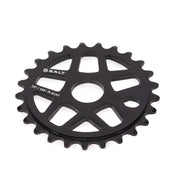 Salt Gateway Alloy Sprocket, 25T, 6061-T6 alloy, black, multi-spoke design.