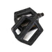 BMX platform pedals for kids, black, nylon/fiberglass, Crmo axle.