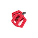 SALT JUNIOR PEDALS, BMX platform pedals for small feet, nylon/fiberglass, Crmo axle, red.