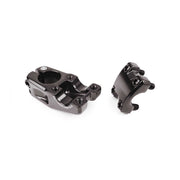 Black SALT Junior Toploader stem for BMX bikes with 33mm rise and 40mm short reach made from forged alloy 6061-T6