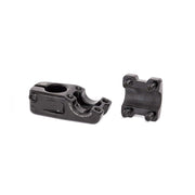 Black SALT Junior Toploader stem for 16" and 18" BMX bikes with 33mm rise and 40mm reach, alloy 6061-T6 forged finish