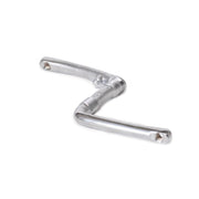 SALT OPC CRANK - one-piece forged crank, black/chrome, 140mm/170mm length, slim design.