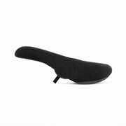 Black SALTPLUS PIVOTAL SEAT, embossed cover, plastic bumpers, compatible with Pivotal seat posts.