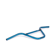 SALT PRO 2 PIECE HANDLEBAR in translucent blue, full chromoly, 9" height option.