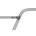 SALT PRO 2 Piece Handlebar in chrome finish, full chromoly, seamless design.