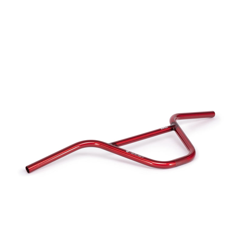 SALT PRO 2 Piece Handlebar in Translucent Red with chromoly construction and 9" rise.